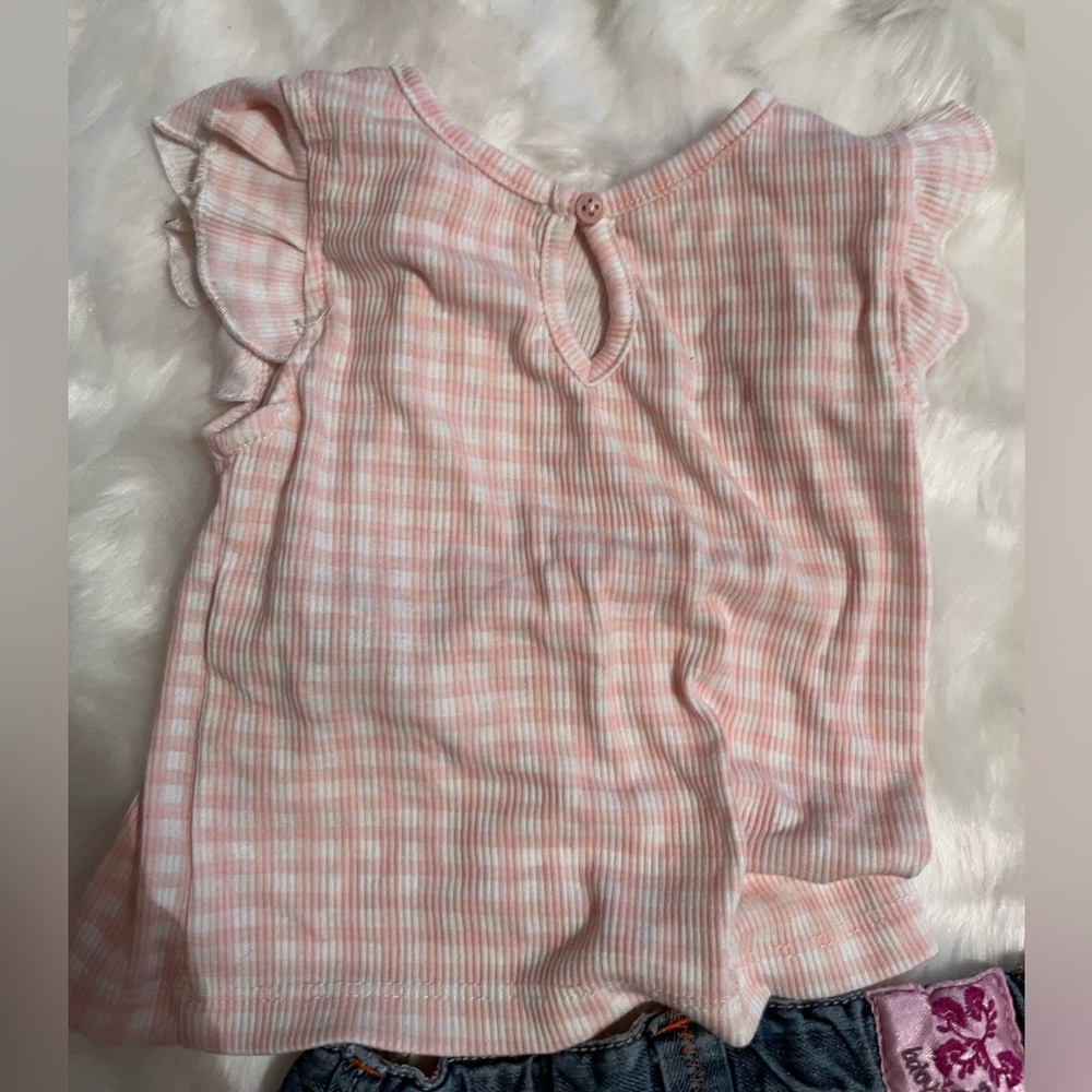 Primark Jean skirt outfit & Zara shorts/pants - Picture 4 of 7